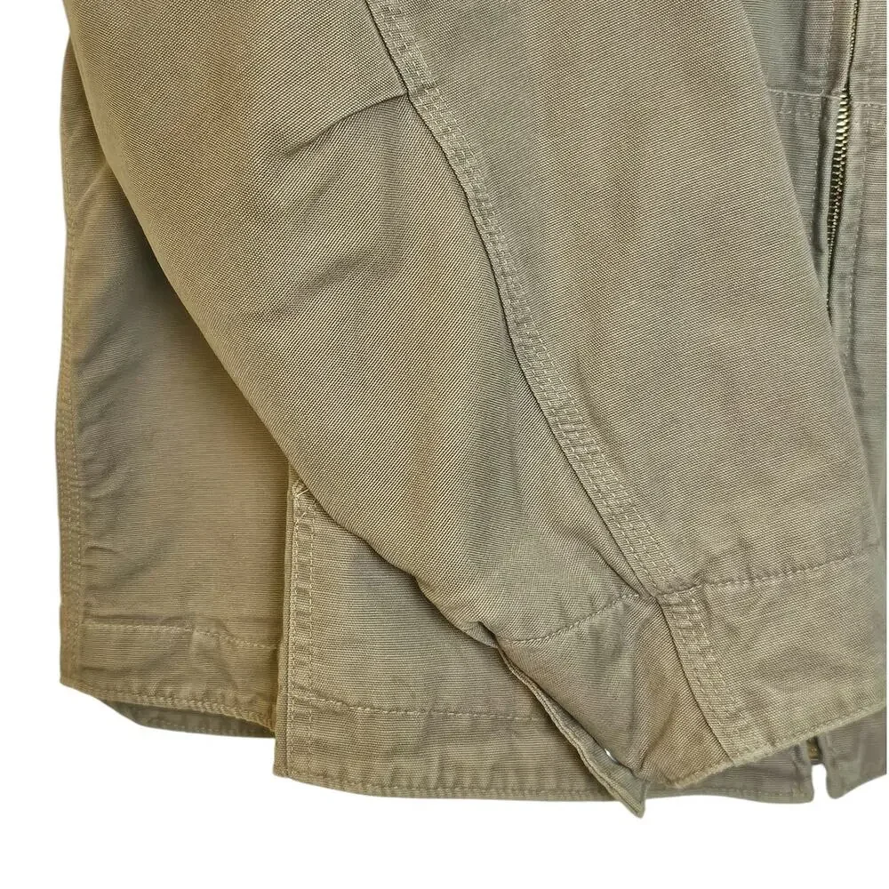 Carhartt Brown Canvas Work Chore Utility Jacket